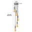 Tonalea 5 - Light Chrome Cluster Pendant-1516222811