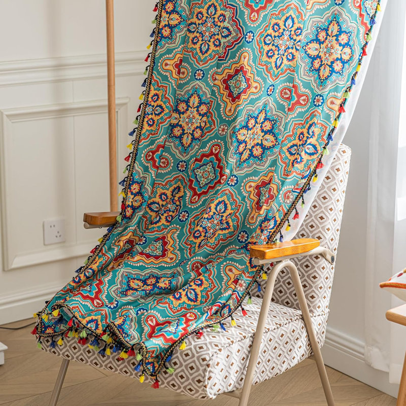 Curtain Panel Pair, 132.08cm Width  x 160.02cm Drop