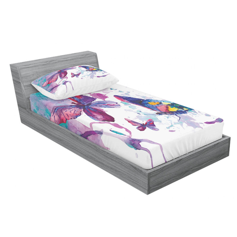 Microfiber Sheet Set, Twin XL Sheet Set with Fitted Sheet