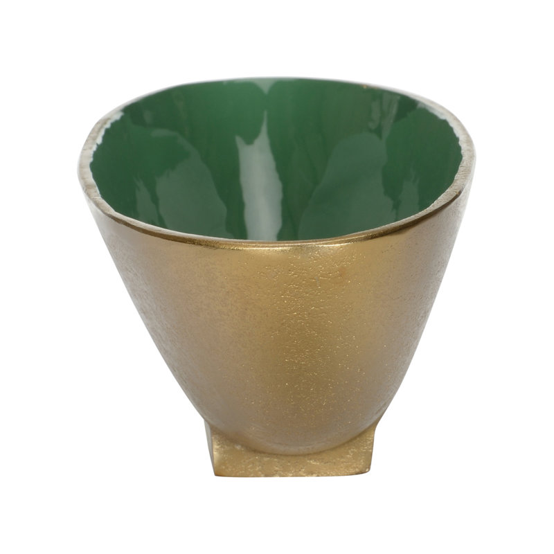 Emerald Oval Bowl - Small, 4.5" H x 17.25" W x 5.5" D