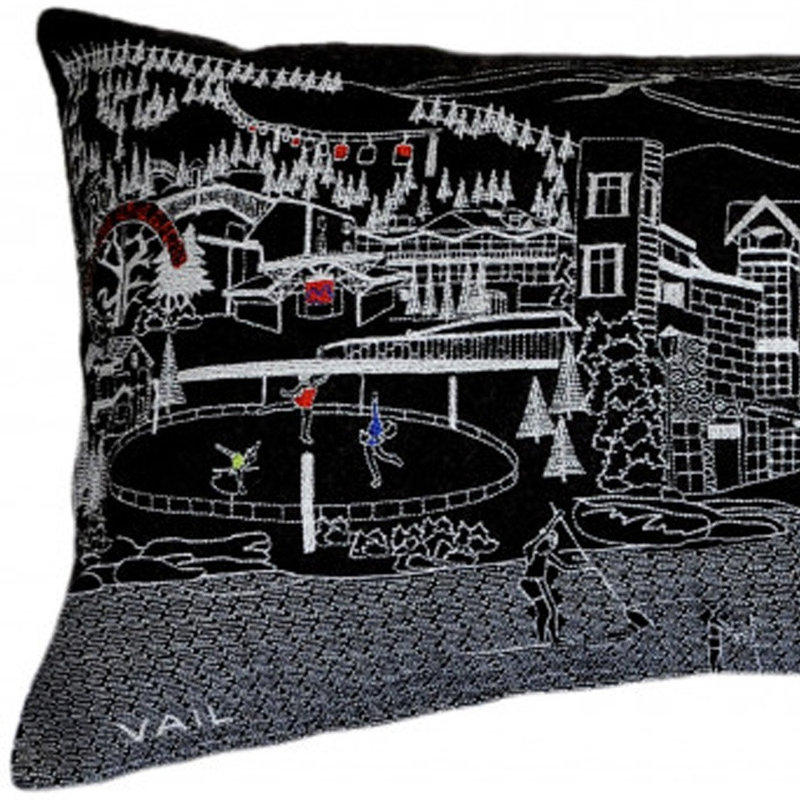 Coussin lombaire 14 "X 35", Gris, 14 po x 35 po