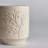 Artisan Hand-Carved Peruvian Ceramic Cachepot in Ecru