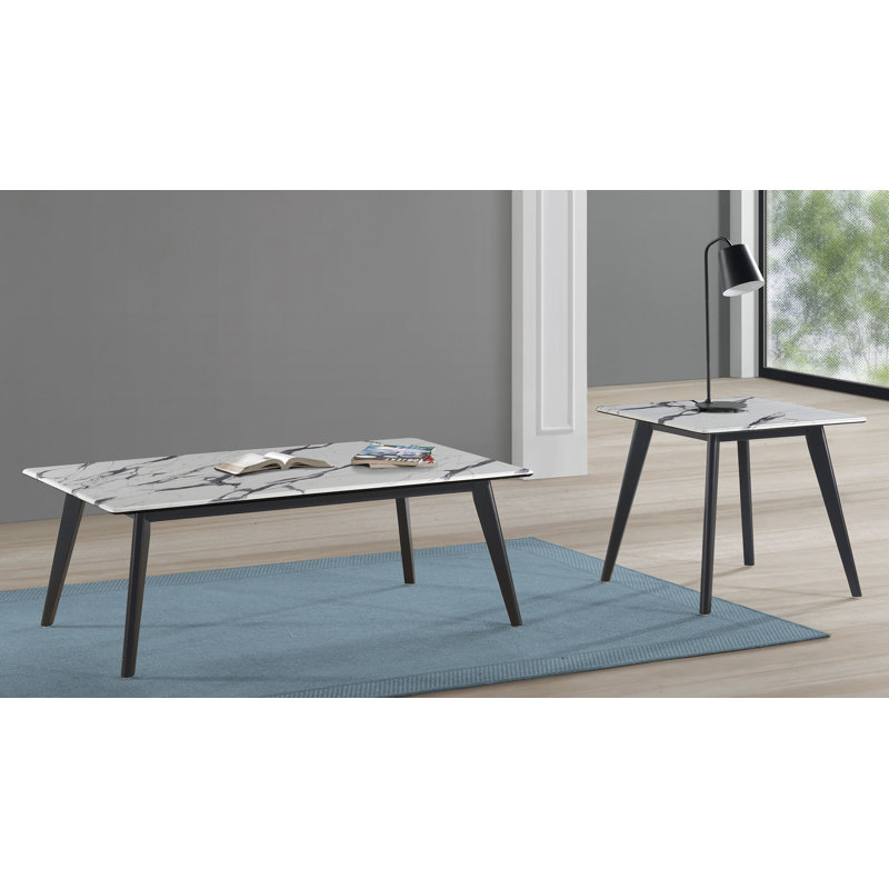 Fiorillo Marble Top End Table