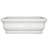 Michelangelo 70'' L Freestanding Soaking Bathtub