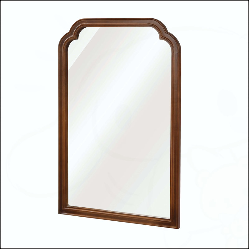 Miroir de coin 24 po x 36 po, 36 po x 24 po, Noyer noir