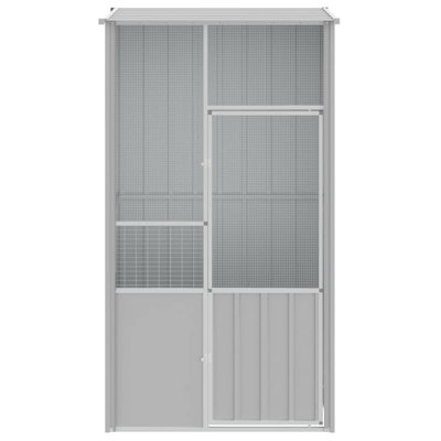 Drabic 78.7'' Steel Flat Top Flight Cage