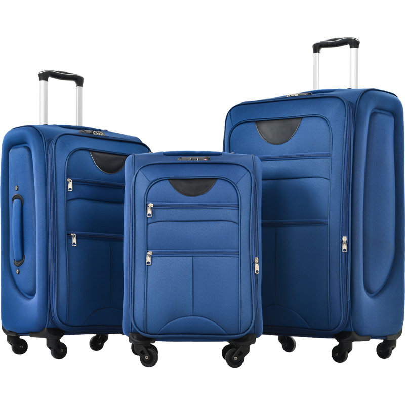 Ensemble de 3 valises extensibles Softside Valise