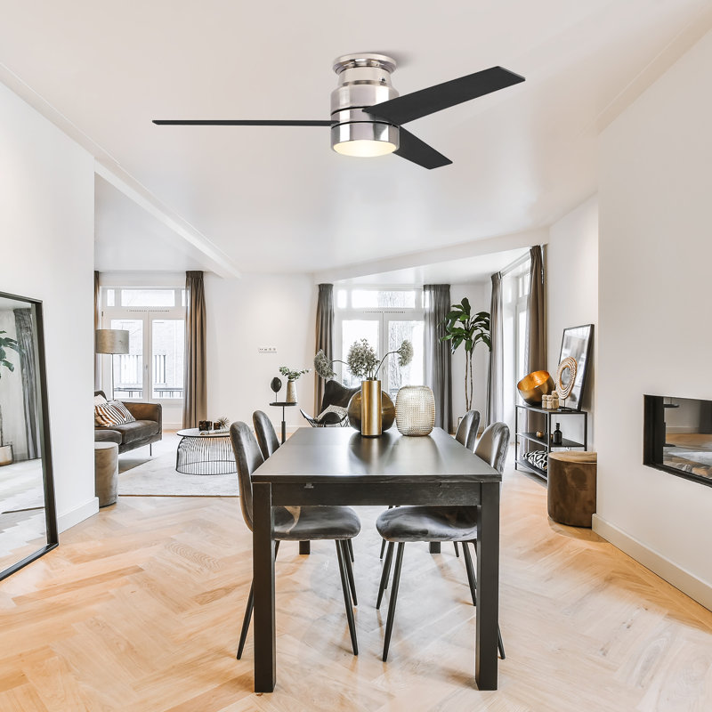 Ventilateur de plafond intelligent avec lumières DEL et interrupteur