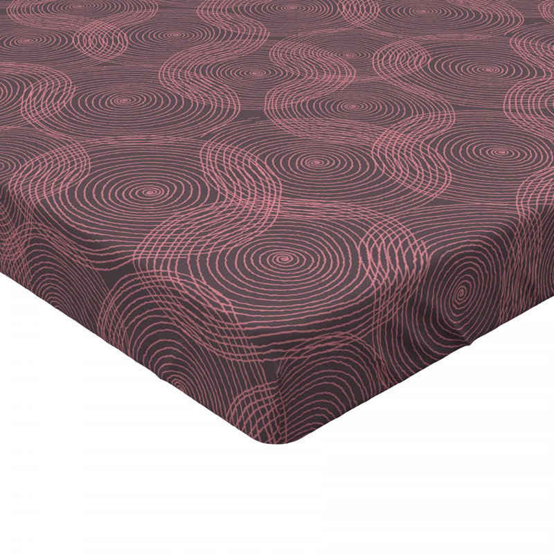Microfiber Geometric Fitted Sheet, Full Fitted Sheet