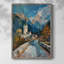 LANDSCAPES Series CDII, reproduction encadrée - bois massif-1398125737
