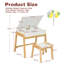 Pavillion Kids Rectangular Arts And Crafts Table and Chair Set-1948426762