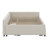 Full Size Upholstered Platform Bed With USB And Twin Size Trundle-110407491
