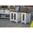 Pueblo White Solid Wood End Table