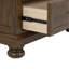 Commode 5 tiroirs brun foncé