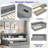 L-shaped Daybed With Bookcases, Charging Station And Two Drawers-896569667-896569666