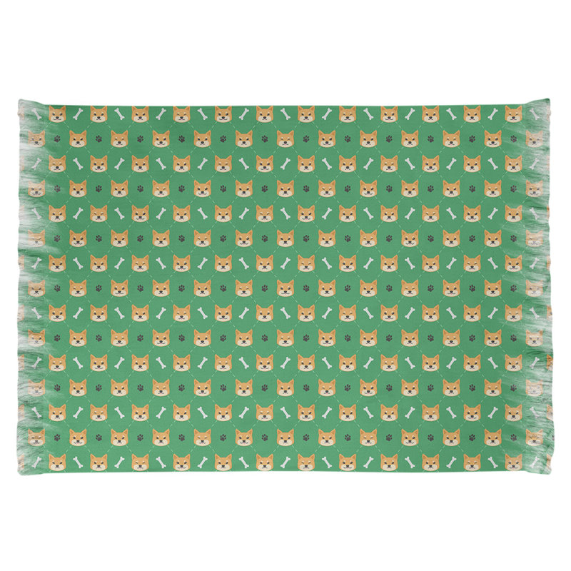 Tapis shiba shiba green area Mcguigan, Oui