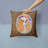 Cavalier Spaniel Outdoor Reversible Throw Pillow