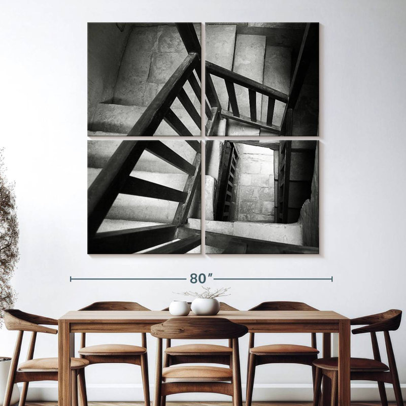 Escalier en colimaçon rétro Lilie II, H 74 po x l 74 po
