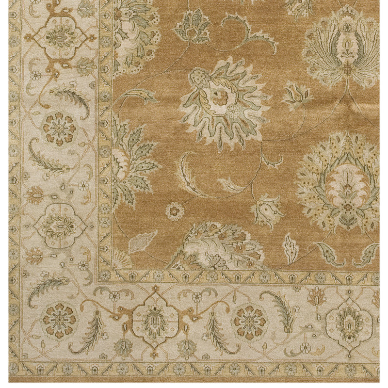 Wool Oriental Area Rug, Rectangle 5' x 7'