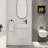 18'' Bathroom Wall Mounted Vanity With White Resin Sink & Sufficient Storage Avenues, Soft-Close Door - Plentiful Ways,-1848206598