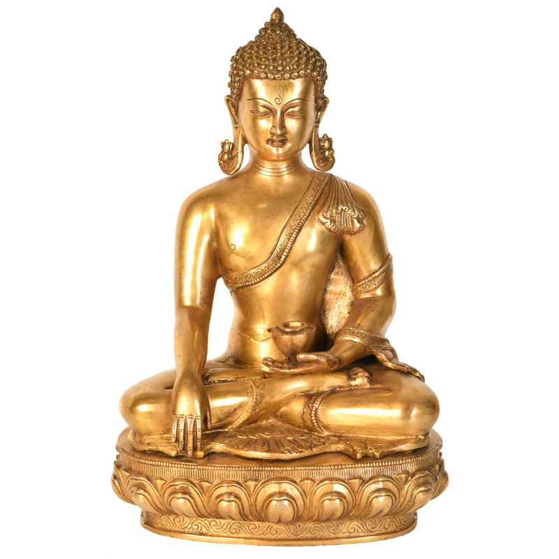 Bouddha bouddhiste tibétain à Bhumisparsha Mudra