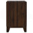 Anza Walnut 2-Drawer Nightstand Bedside Table