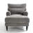 34.65" Modern Upholstered Recliner Chair with Lumbar Pillow, Comfortable Lounge Accent Chair for Living Room, Bedroom and Home Office-596108451