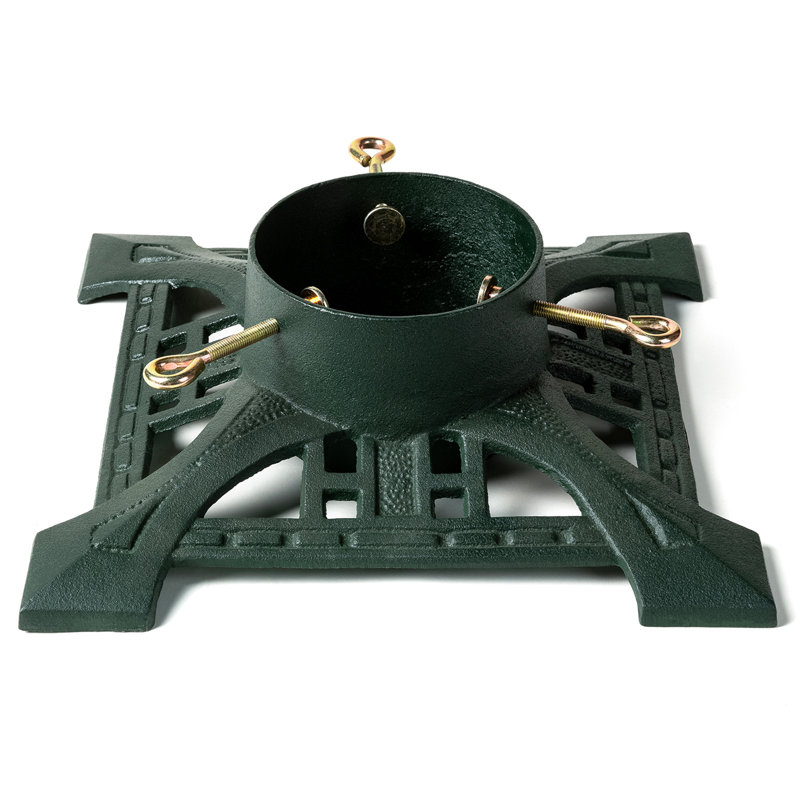 Support pour arbre de Noël avec réservoir d'eau Ventray, vert