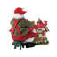 Ensemble de 2 figurines 8,5 pouces possibles possible Dreams Christmas Traditions Santa Decorating House