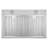 Hauslane 30" Stainless Steel Convertible Wall Range Hood with Baffle Filter-98376667-98376668