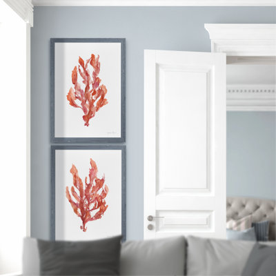 " Coral Kelp I " by Vincent Van Gogh 2 - Pieces