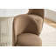 Fauteuil pivotant en tonneau rembourré - robuste et confortable-404840871