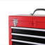 Coffre à outils roulant à 3 tiroirs avec roulettes, coffre à outils avec grande armoire de rangement et tablette réglable, coffre supérieur portable amovible avec coffre à outils pour le garage et l'entrepôt