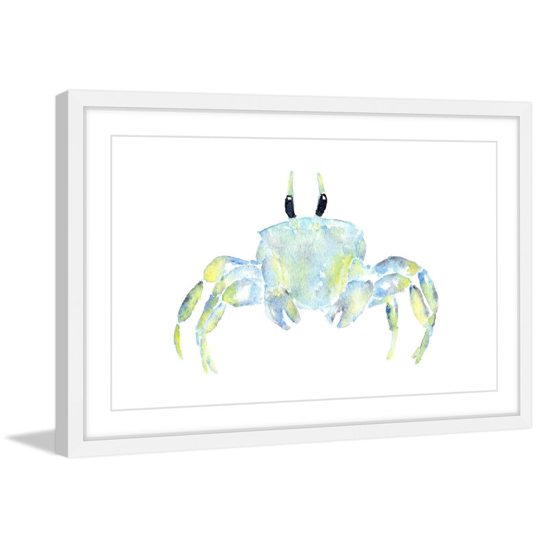 «Ghost Crab» par Thimble Sparrow, reproduction encadrée, H 20 po x l 30 po x P 1,5 po