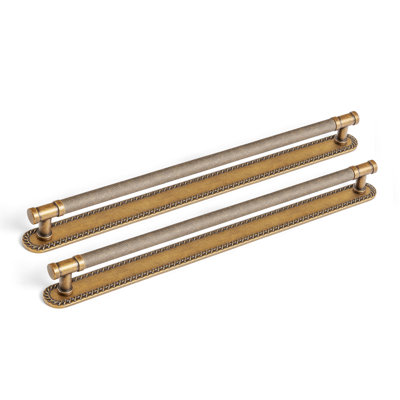 Retro Knurled Non-Slip Handle Backplate（G016）