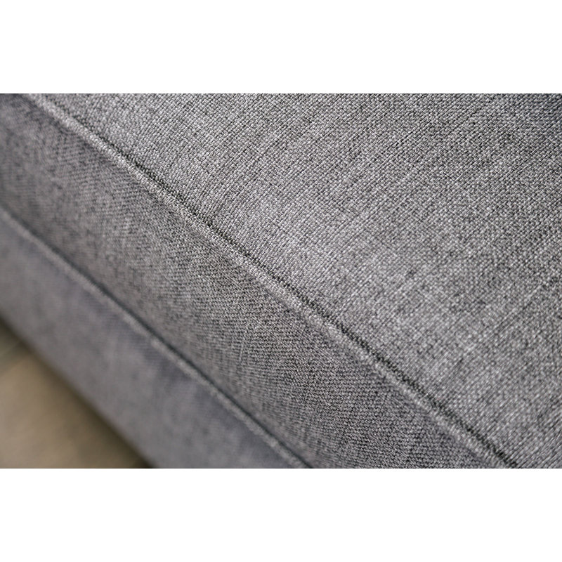 89.4" W Transitional Sofa, Bluish Gray