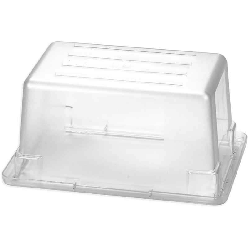 Clear 20 Qt Plastic Food Storage Container Set with Handles