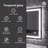 Rectangular Frameless Led Wall Mounted Bathroom Vanity Mirror-900450111