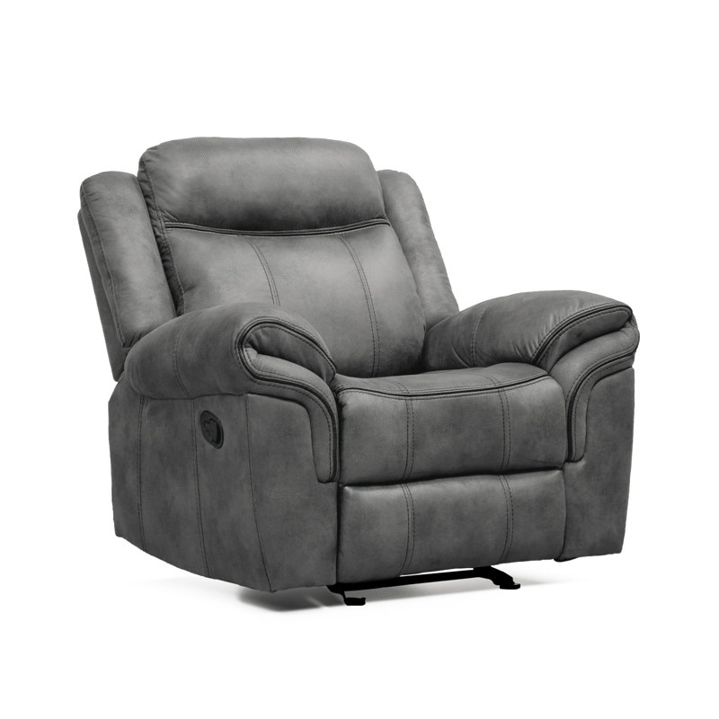 Fauteuil inclinable manuel oscillant Caenas, Argent