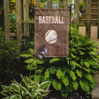 Drapeau de jardin 2 côtés baseball