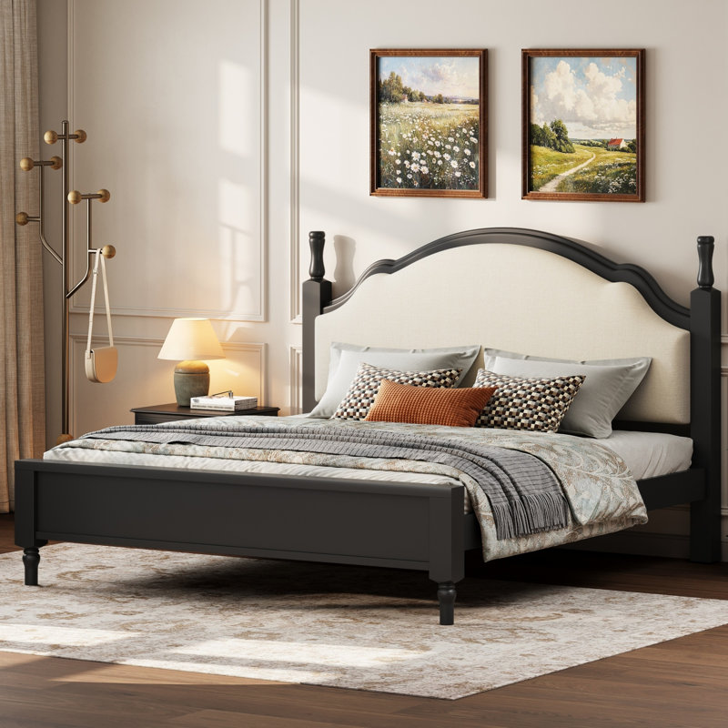 Tête de lit Roomfitter, King, Black/Beige