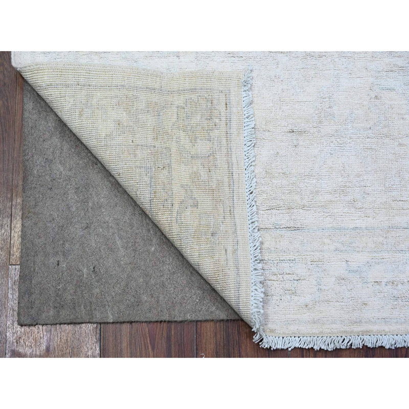 Tremar One-of-a-Kind Rectangle 3' X 5' New Age Wool Area Rug Ivory