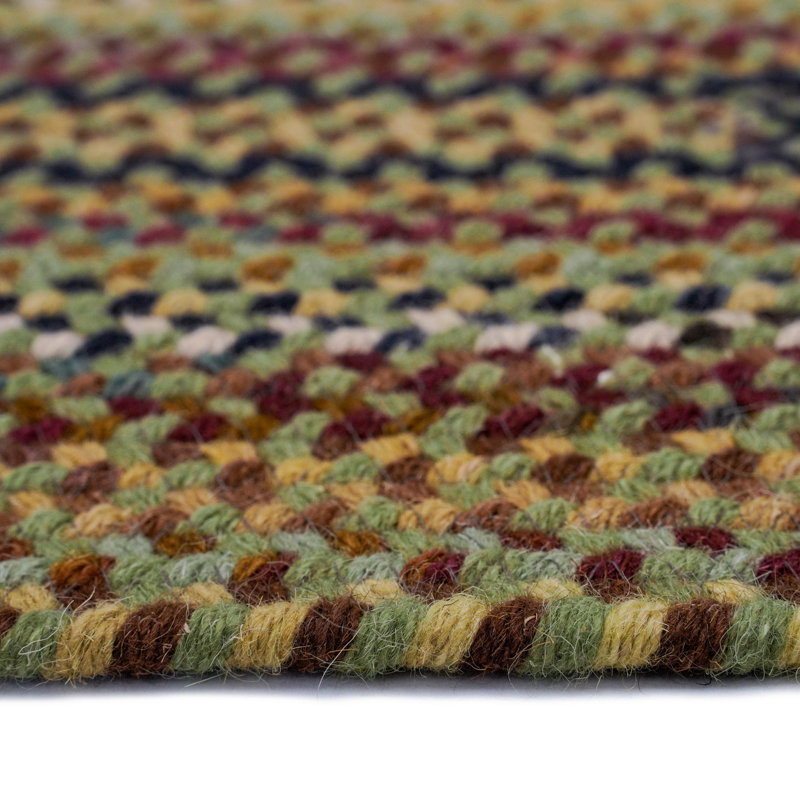 Fort Lupton Wool Indoor Rug, Concentric Square 8'6"