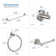 Circular 5 - Piece Bathroom Hardware Set