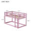 Solid Wooden, Solid Rubber Wooden Loft Bed With Ladder, With Bed Platform Of Strengthened Slats