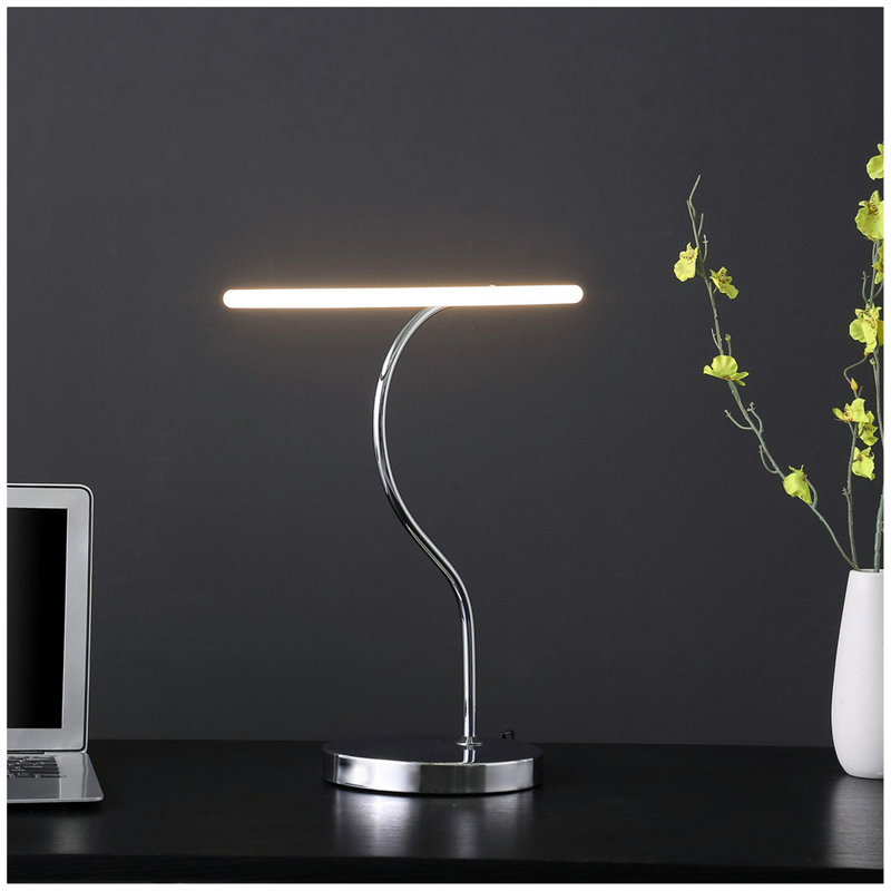 25.5" In Circular Halo Ring Led Modern Table Lamp