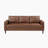 Mitka 77" W Faux Leather Sofa -829493050