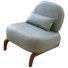 Mid-Century Modern Lounge Chair With Sled Base