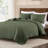 Ensemble de courtepointe réversible 3 pièces - Couvre-lit doux et léger-109868397-109868398