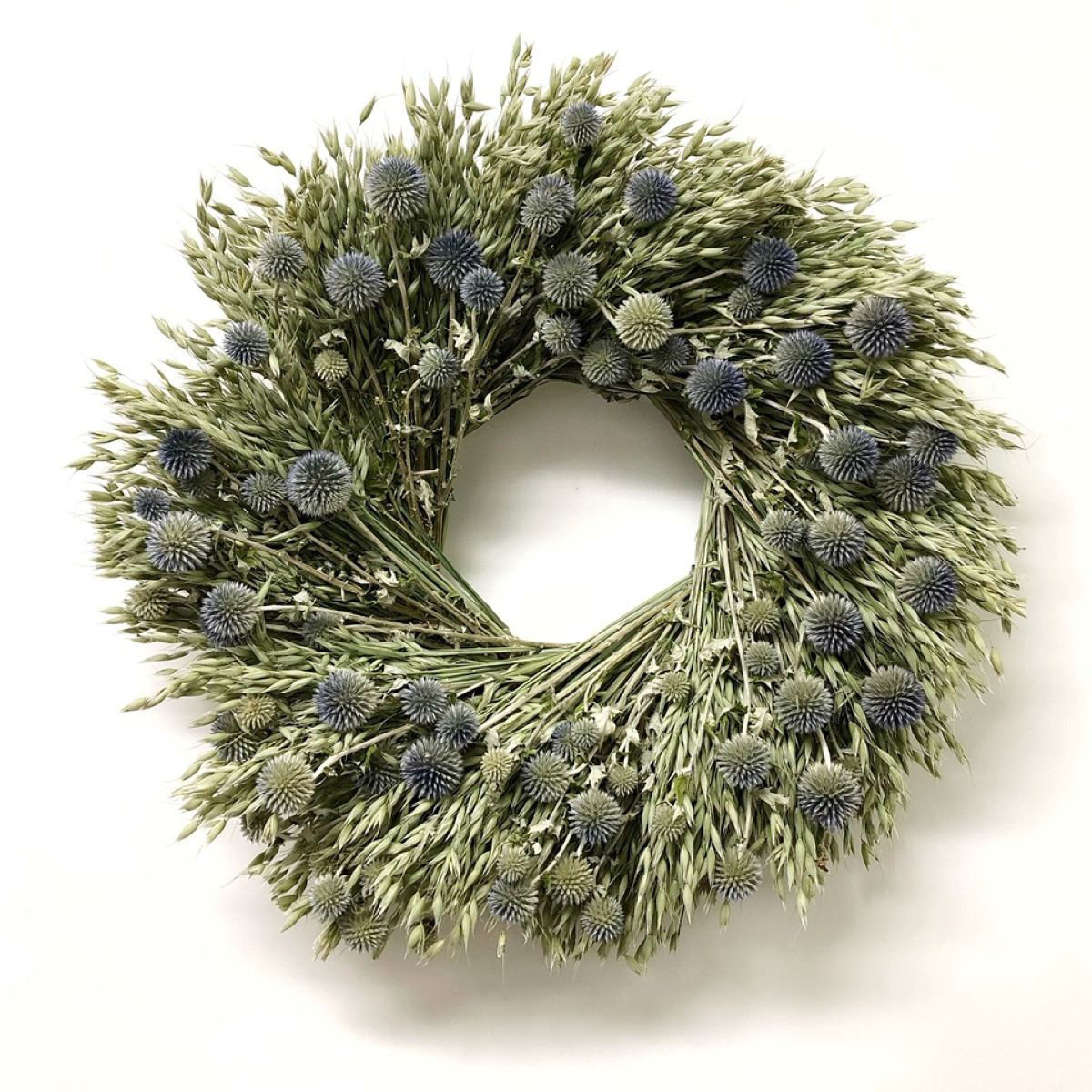 Dried Avena and Echinops Bouquet